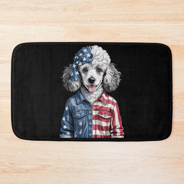 Item preview, Independence day dog pattern art designed and sold by BakeryDozen.