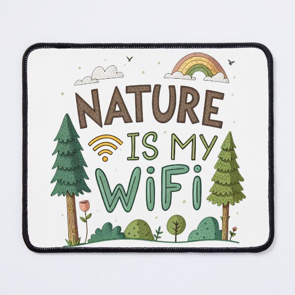 Item preview, Nature is my WIFI designed and sold by GogoGrove.