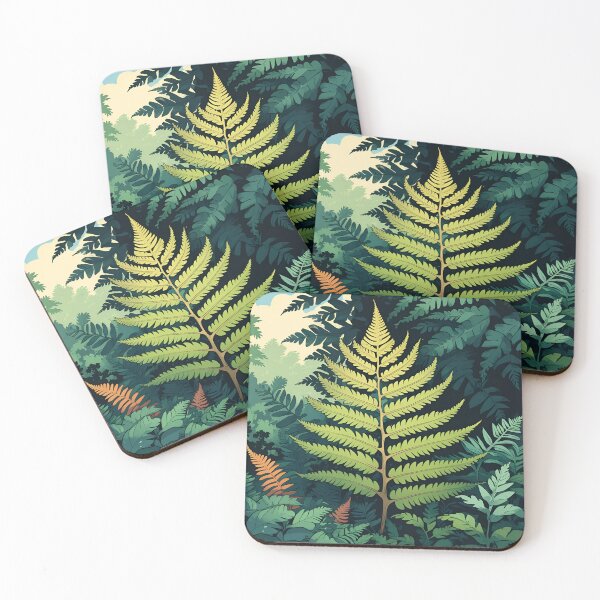 Item preview, Tropical Fern Jungle – Botanical Nature Illustration designed and sold by PICTOBUDDY73.