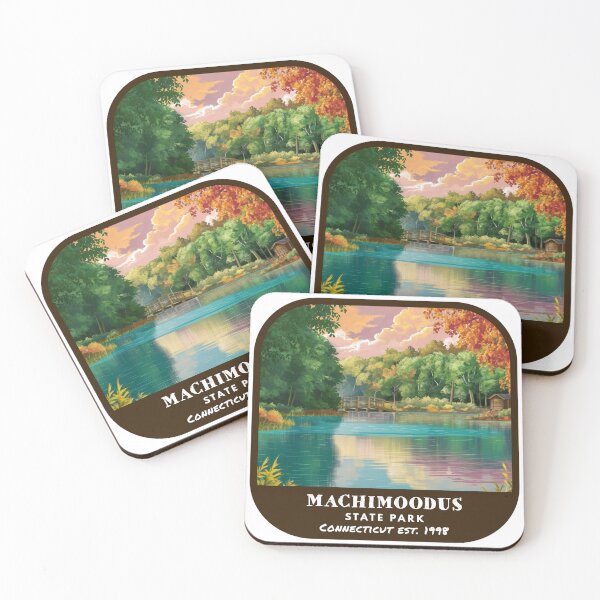 Item preview, Vintage Machimoodus State Park (Connecticut State Park) designed and sold by RabbitK.