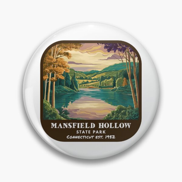 Item preview, Vintage Mansfield Hollow State Park (Connecticut State Park) designed and sold by RabbitK.