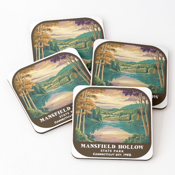 Item preview, Vintage Mansfield Hollow State Park (Connecticut State Park) designed and sold by RabbitK.
