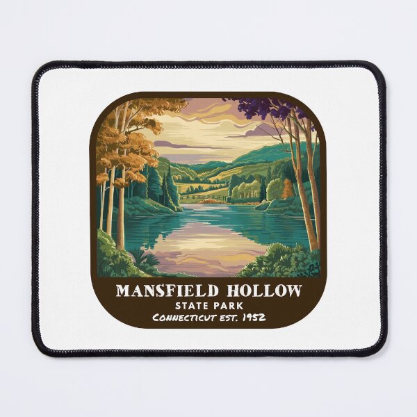 Item preview, Vintage Mansfield Hollow State Park (Connecticut State Park) designed and sold by RabbitK.