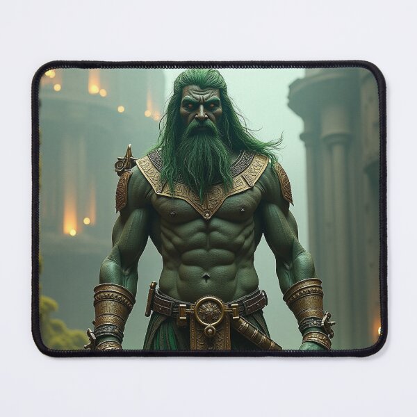 Item preview, The Green Guardian of the Dendera Ruins designed and sold by VidyoeDesigns67.