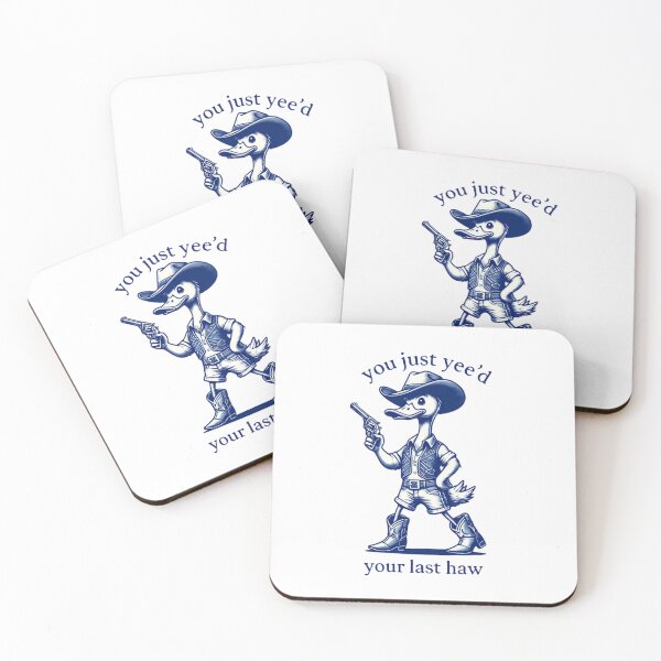 Item preview, You Just Yee'd Your Last Haw - Wild West Duck Design designed and sold by Colorful-Garden.