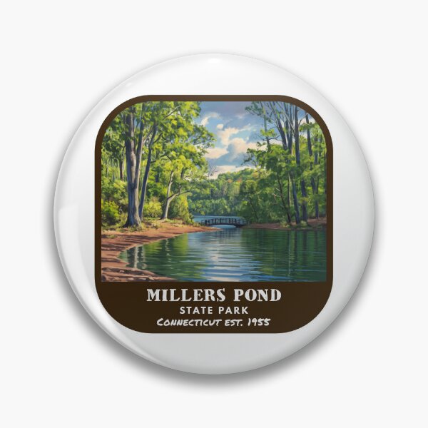 Item preview, Vintage Millers Pond State Park (Connecticut State Park) designed and sold by RabbitK.
