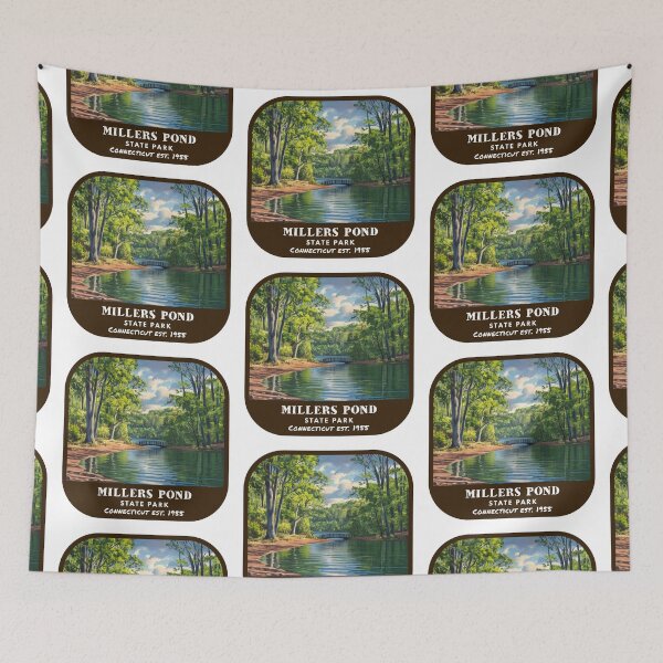 Item preview, Vintage Millers Pond State Park (Connecticut State Park) designed and sold by RabbitK.