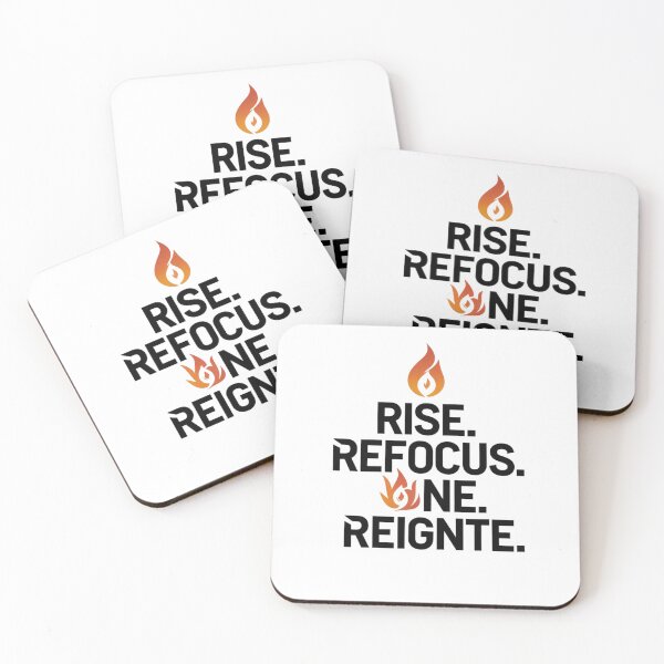 Item preview, Rise. Refocus. Reignite. – Bold Minimalist Motivational Quote Design designed and sold by Irene Catchmind.