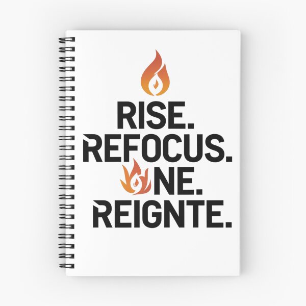 Item preview, Rise. Refocus. Reignite. – Bold Minimalist Motivational Quote Design designed and sold by Irene Catchmind.