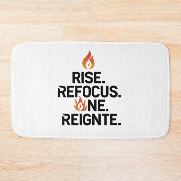 Item preview, Rise. Refocus. Reignite. – Bold Minimalist Motivational Quote Design designed and sold by Irene Catchmind.