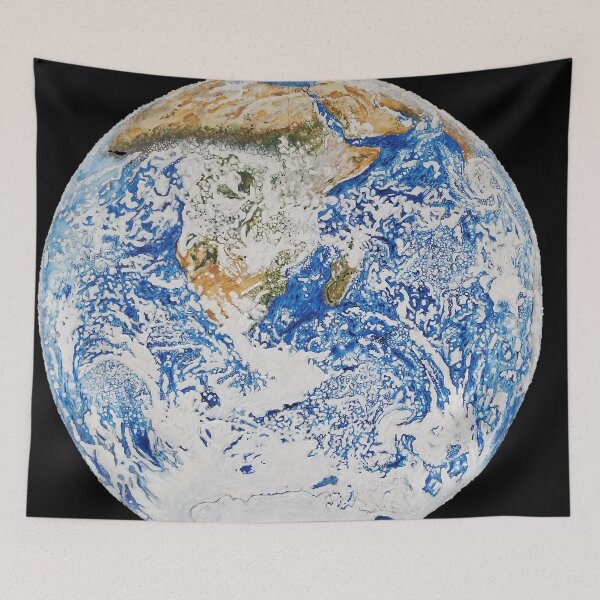 Item preview, Acrylic hand painted Earth by me! designed and sold by AaronFritsch.