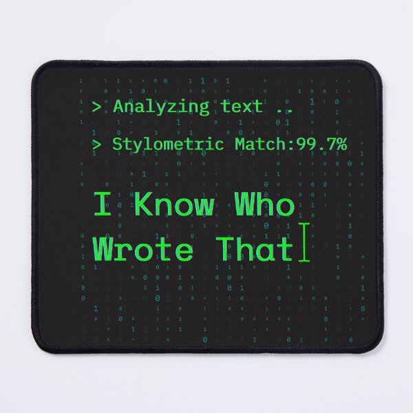 Item preview, I Know Who Wrote That designed and sold by BeeStylishTees.