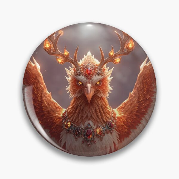 Item preview, king Phoenix, Mythical creature, Fantasy animal designed and sold by The Dream Lab.