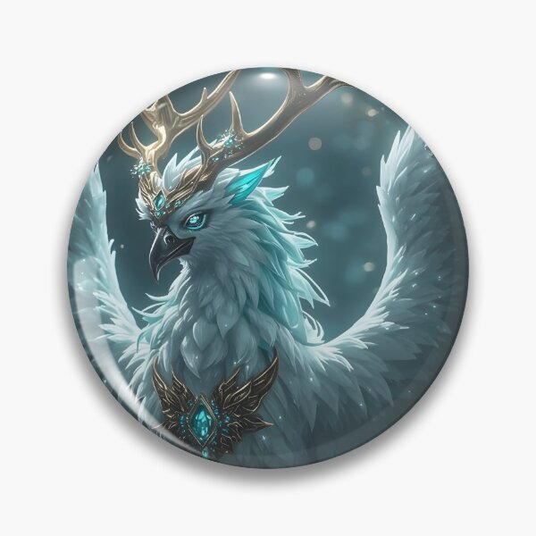 Item preview, king Phoenix blue, Mythical creature, Fantasy animal designed and sold by The Dream Lab.