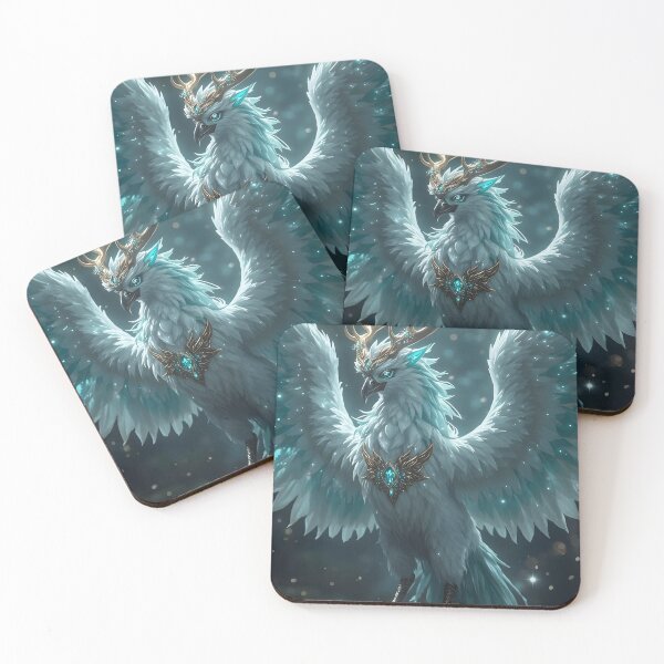 Item preview, king Phoenix blue, Mythical creature, Fantasy animal designed and sold by The Dream Lab.