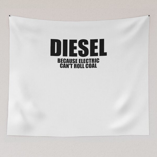 Item preview, Diesel Because Electric Can't Roll Coal V2 designed and sold by TeeTimeGuys.