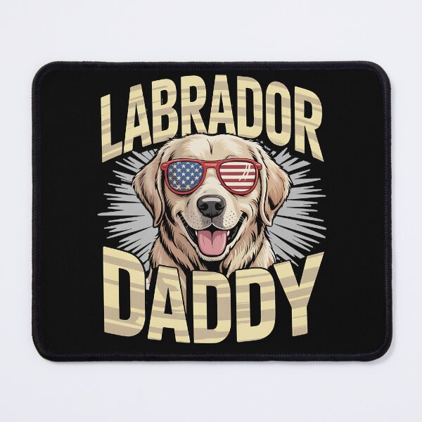 Item preview, Labrador Dad USA Flag Dog Lover for Father’s Day designed and sold by BakeryDozen.