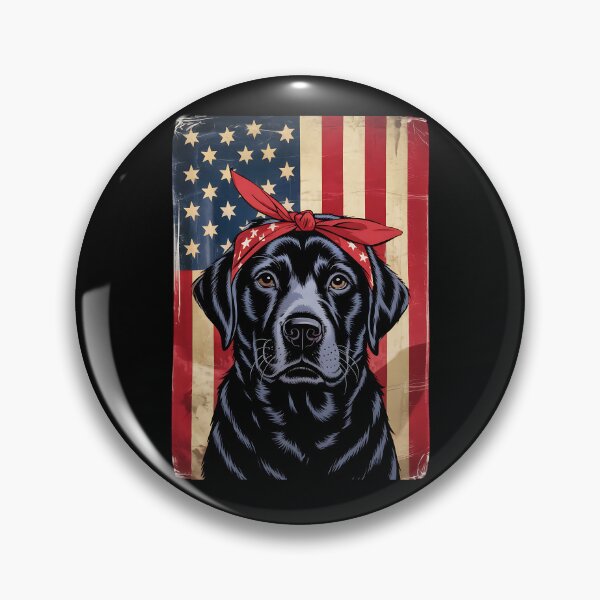 Item preview, Labrador Retriever Patriotic 4th of July designed and sold by BakeryDozen.