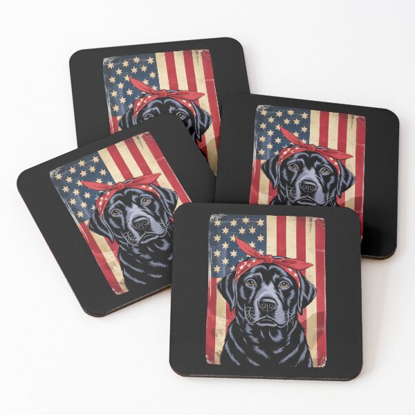 Item preview, Labrador Retriever Patriotic 4th of July designed and sold by BakeryDozen.