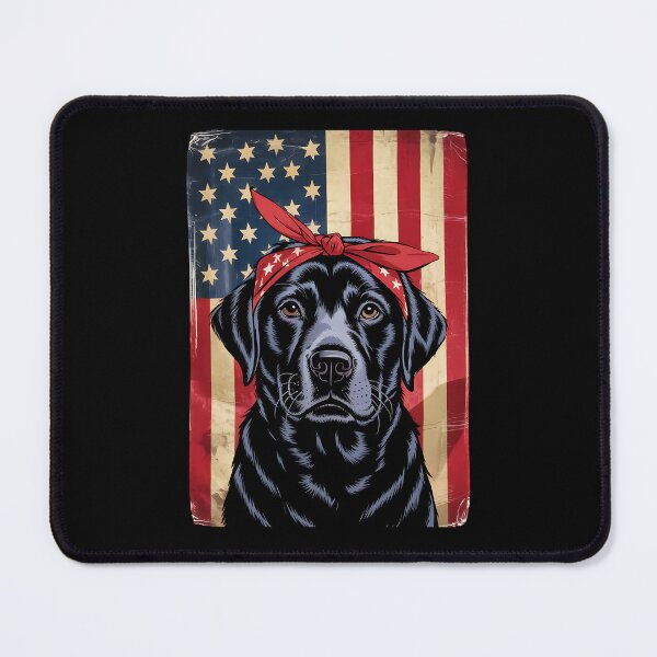 Item preview, Labrador Retriever Patriotic 4th of July designed and sold by BakeryDozen.