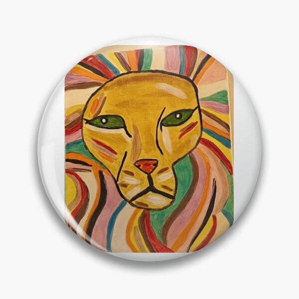 Item preview, Rainbow Lion on Acrylic - MADE IN GUAM designed and sold by linperezguam.