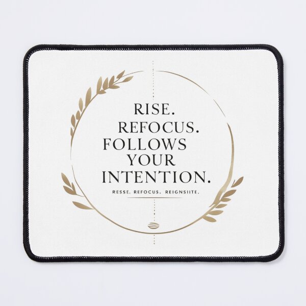 Item preview, Rise. Refocus. Reignite. – Bold Minimalist Motivational Quote Design designed and sold by Irene Catchmind.