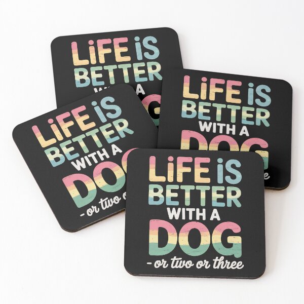 Item preview, Life Is Better With A Dog Or Two Three Tie Dye Mother's Day designed and sold by BakeryDozen.