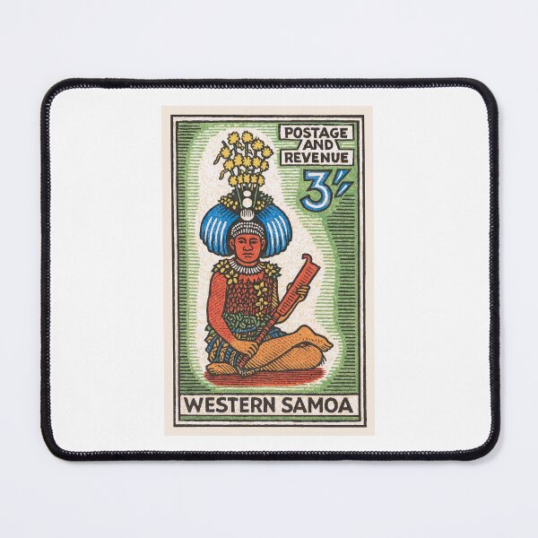 Item preview, Western Samoa Stamp Poster designed and sold by retrographics.