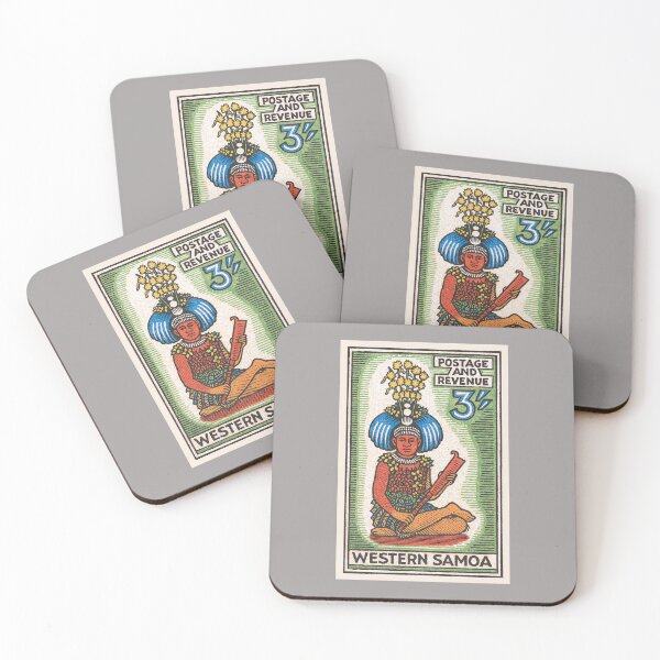 Item preview, Western Samoa Stamp Poster designed and sold by retrographics.