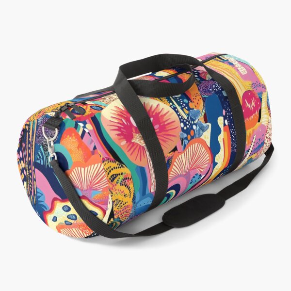 Item preview, Abstract Alien Mushrooms Retro 70s Psychedelics Goblincore Style Pattern designed and sold by SecretDicer.