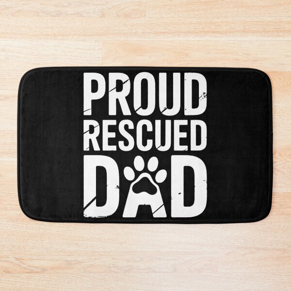 Item preview, Proud Rescue Dad - Vintage Retro Mens Dog Lover designed and sold by BakeryDozen.
