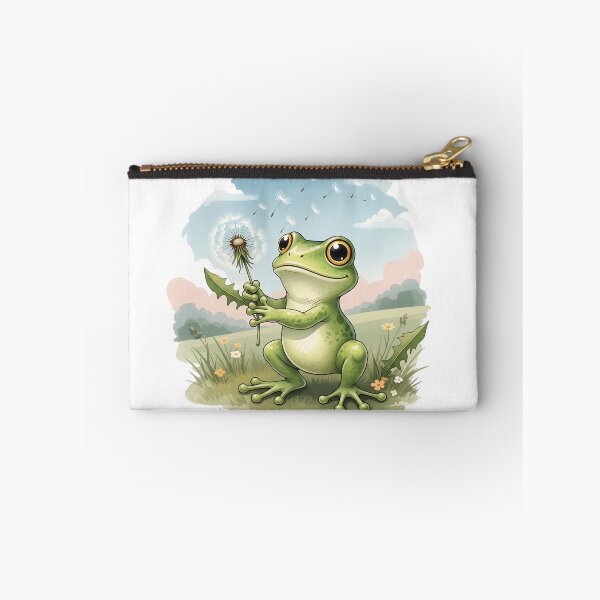 Item preview, Little Frog with Dandelion | Tiny Joy designed and sold by bangsy.