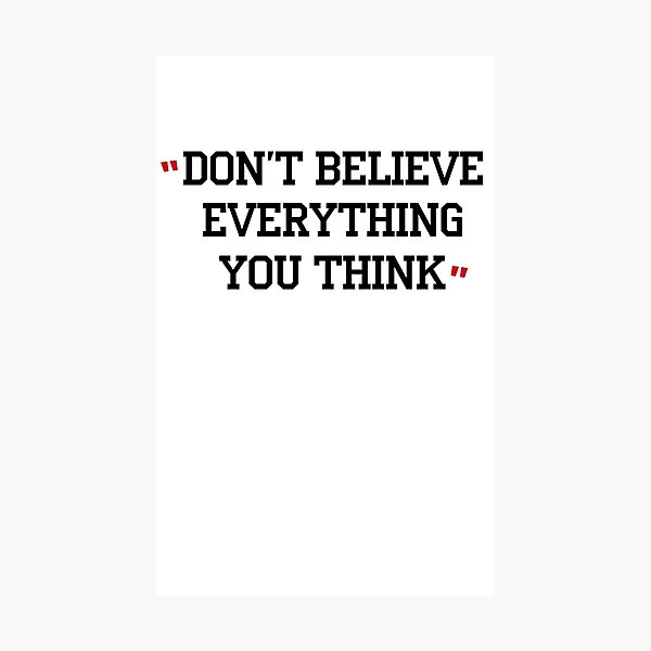 Item preview, Don’t Believe Everything You Think - Mindset Matters designed and sold by Mahmoud Salah.