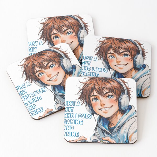 Item preview, Just a Guy Who Loves Gaming and Anime designed and sold by Toto Designs.