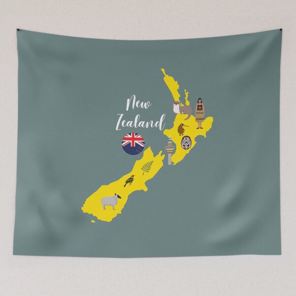 Item preview, Great New Zealand vacation, Amazing New Zealand, New Zealand flag designed and sold by Right-UR.