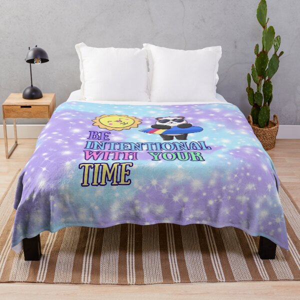 Item preview, Be Intentional With Your Time – Surfing Panda Design designed and sold by MagicContOasis.