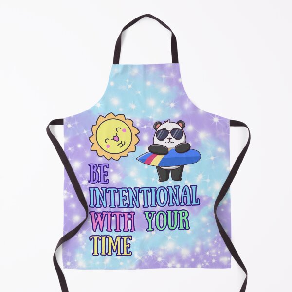 Item preview, Be Intentional With Your Time – Surfing Panda Design designed and sold by MagicContOasis.