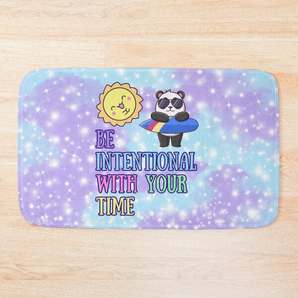 Item preview, Be Intentional With Your Time – Surfing Panda Design designed and sold by MagicContOasis.