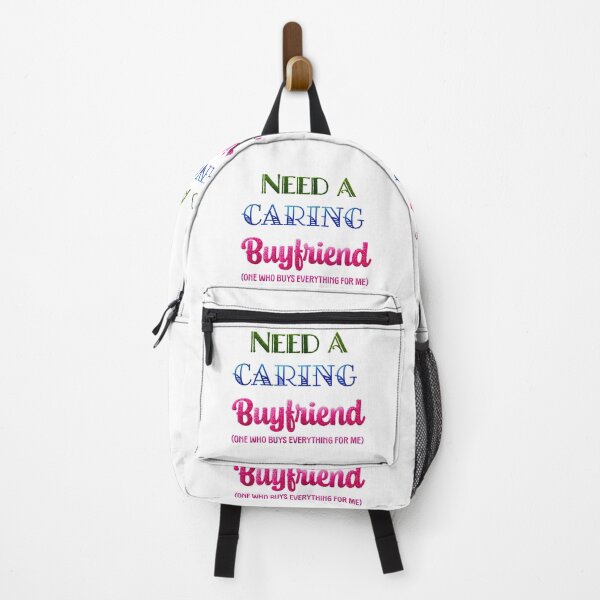 Item preview, Need a Caring Buyfriend – Funny Glitter Quote for Shopping Queens designed and sold by NEXARZ.