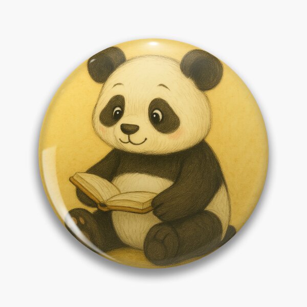 Item preview, PJ Panda Reads a Book designed and sold by ArtsyRexy.