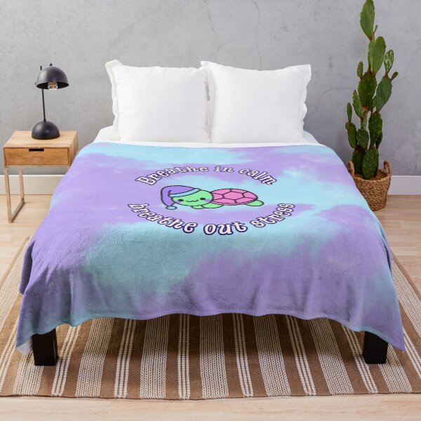 Item preview, Breathe in Calm, Breathe out Stress – Cute Turtle Relaxation Design designed and sold by MagicContOasis.