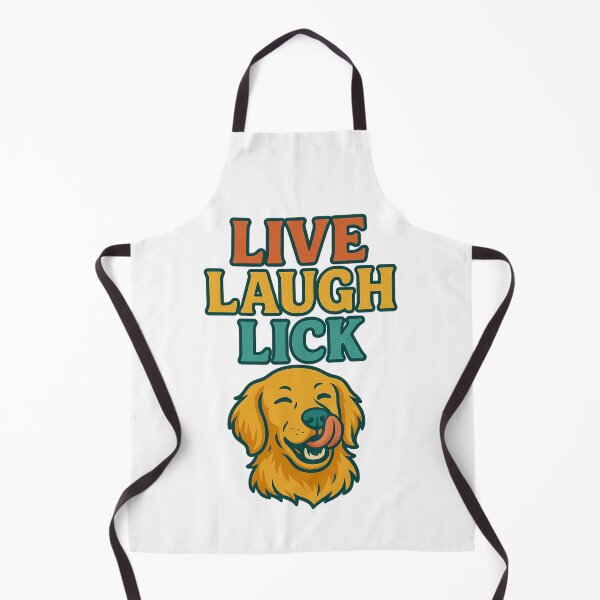 Artikelvorschau, Live Laugh Lick – Funny Retro Dog Quote Design for Pet Lovers entworfen und verkauft von Domci.
