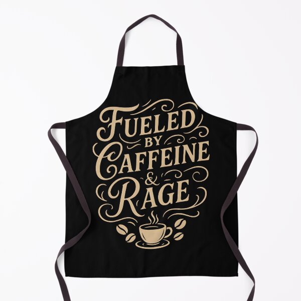 Item preview, Fueled By Caffeine & Rage - Funny Gifts For Coffee Lovers designed and sold by LovelyEvaDesign.