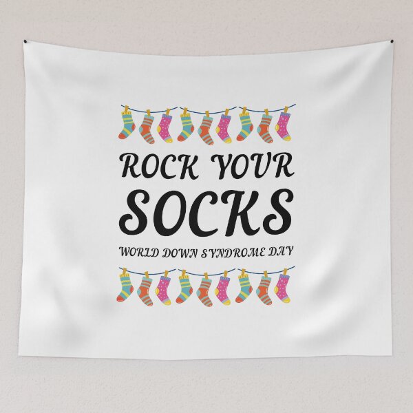 Item preview, Rock Your Socks for World Down Syndrome Awareness Day designed and sold by Pixie-agenca.