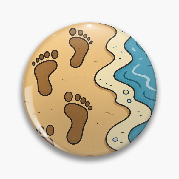 Item preview, Footprints on the sand designed and sold by LindasTeez.