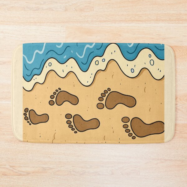 Item preview, Footprints on the sand designed and sold by LindasTeez.