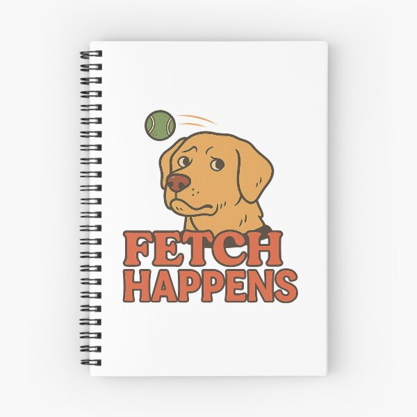 Item preview, Fetch Happens – Funny Retro Dog Design with Tennis Ball Twist designed and sold by Domci.