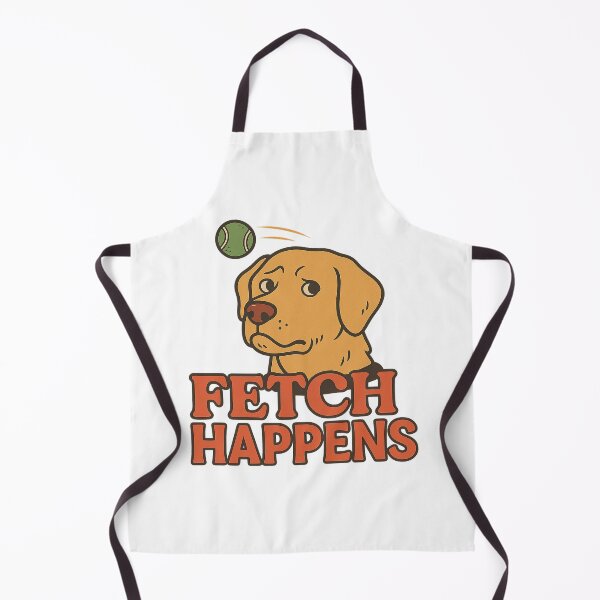 Item preview, Fetch Happens – Funny Retro Dog Design with Tennis Ball Twist designed and sold by Domci.