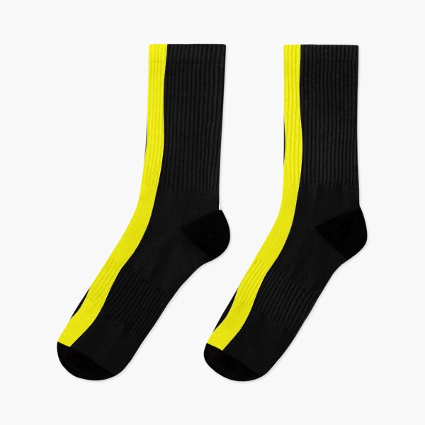 Item preview, Dual Racing Stripes - Large Gap (Yellow on Black) designed and sold by Racing Stripes Only.