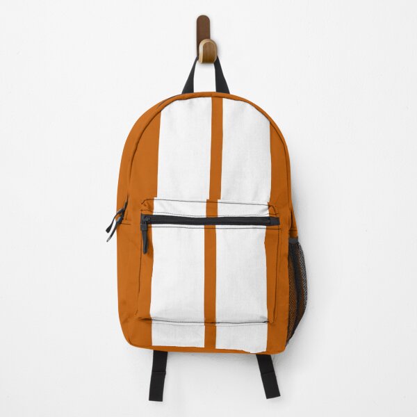 Item preview, Dual Racing Stripes White - Small Gap (Burnt Orange Background) designed and sold by Racing Stripes Only.